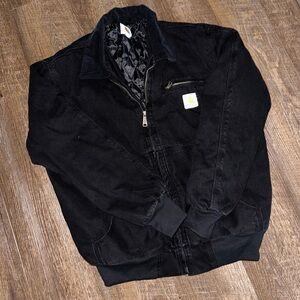 Carhartt black soft denim jacket